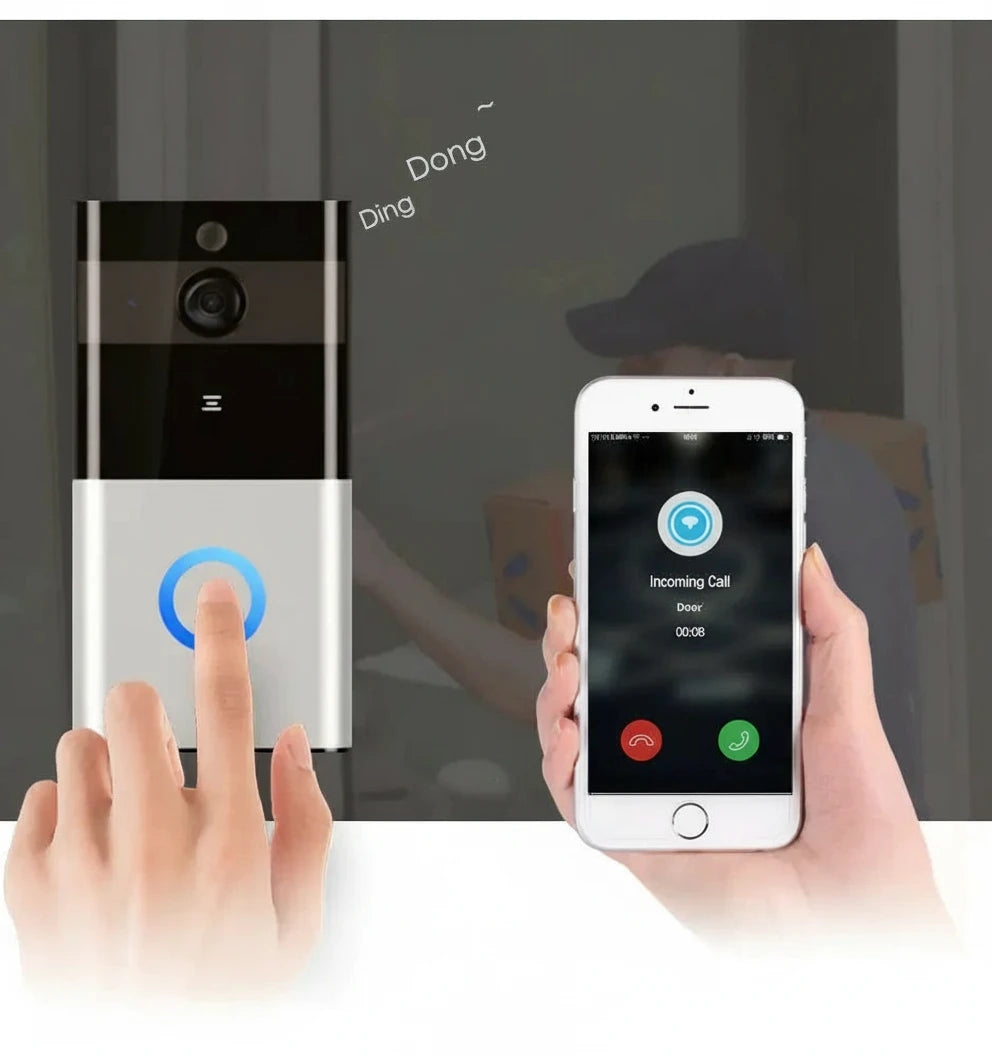 Wireless Smart Doorbell with Camera