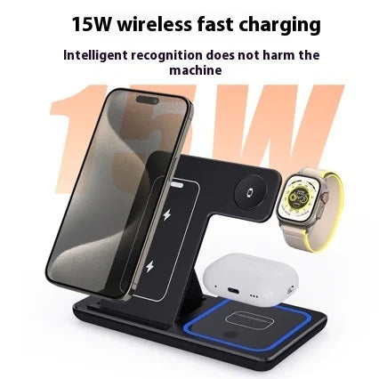 3-in-1 Fast Wireless Charging Station