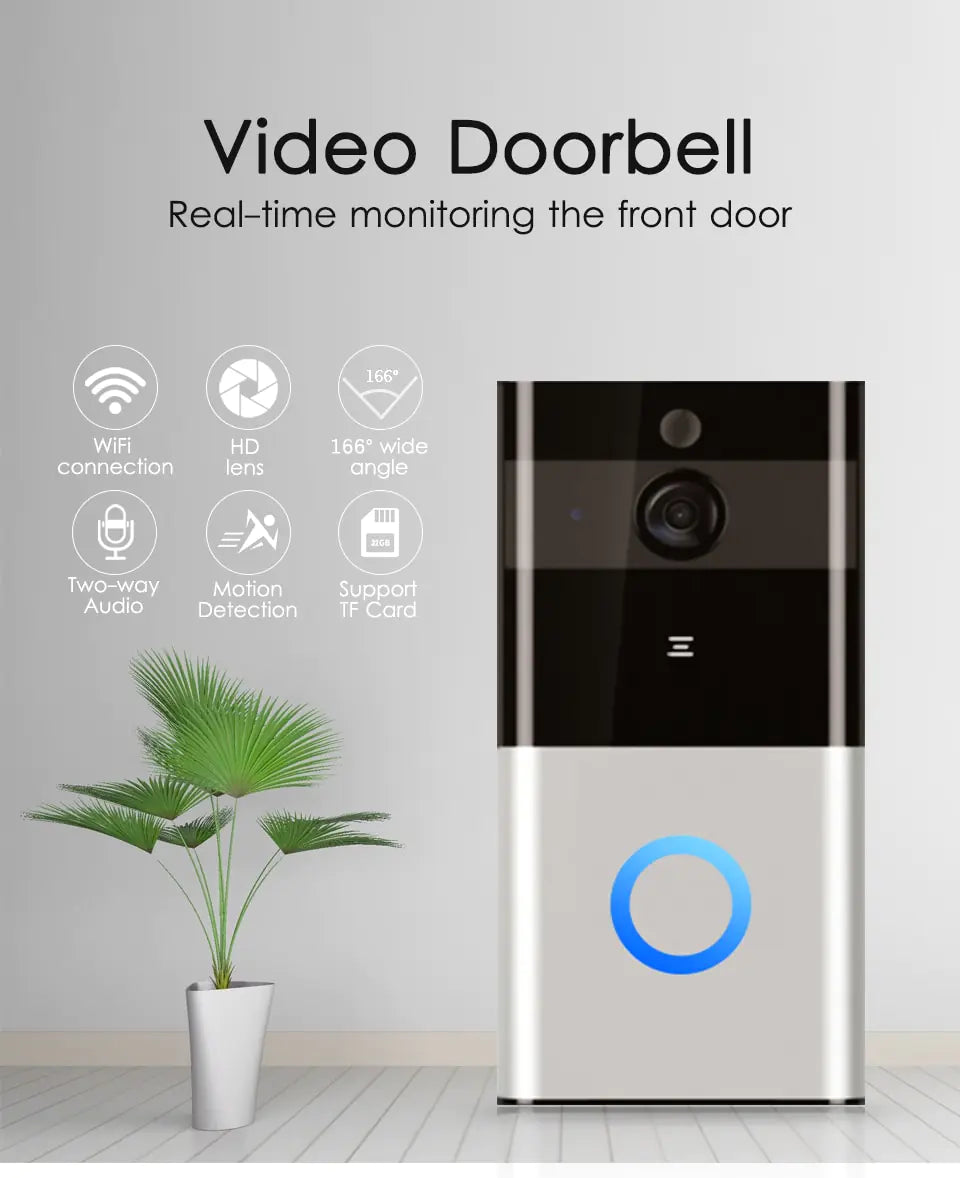 Wireless Smart Doorbell with Camera
