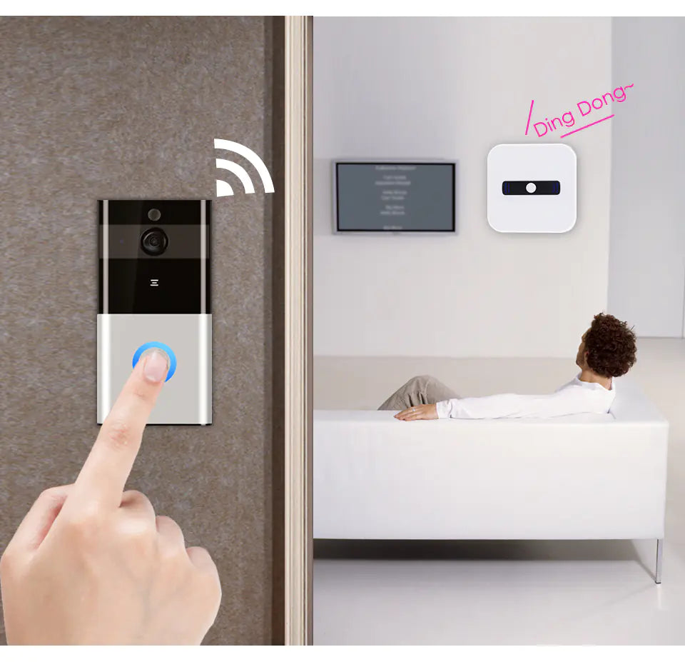 Wireless Smart Doorbell with Camera