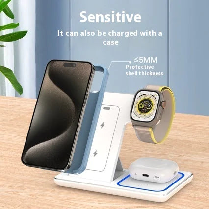 3-in-1 Fast Wireless Charging Station
